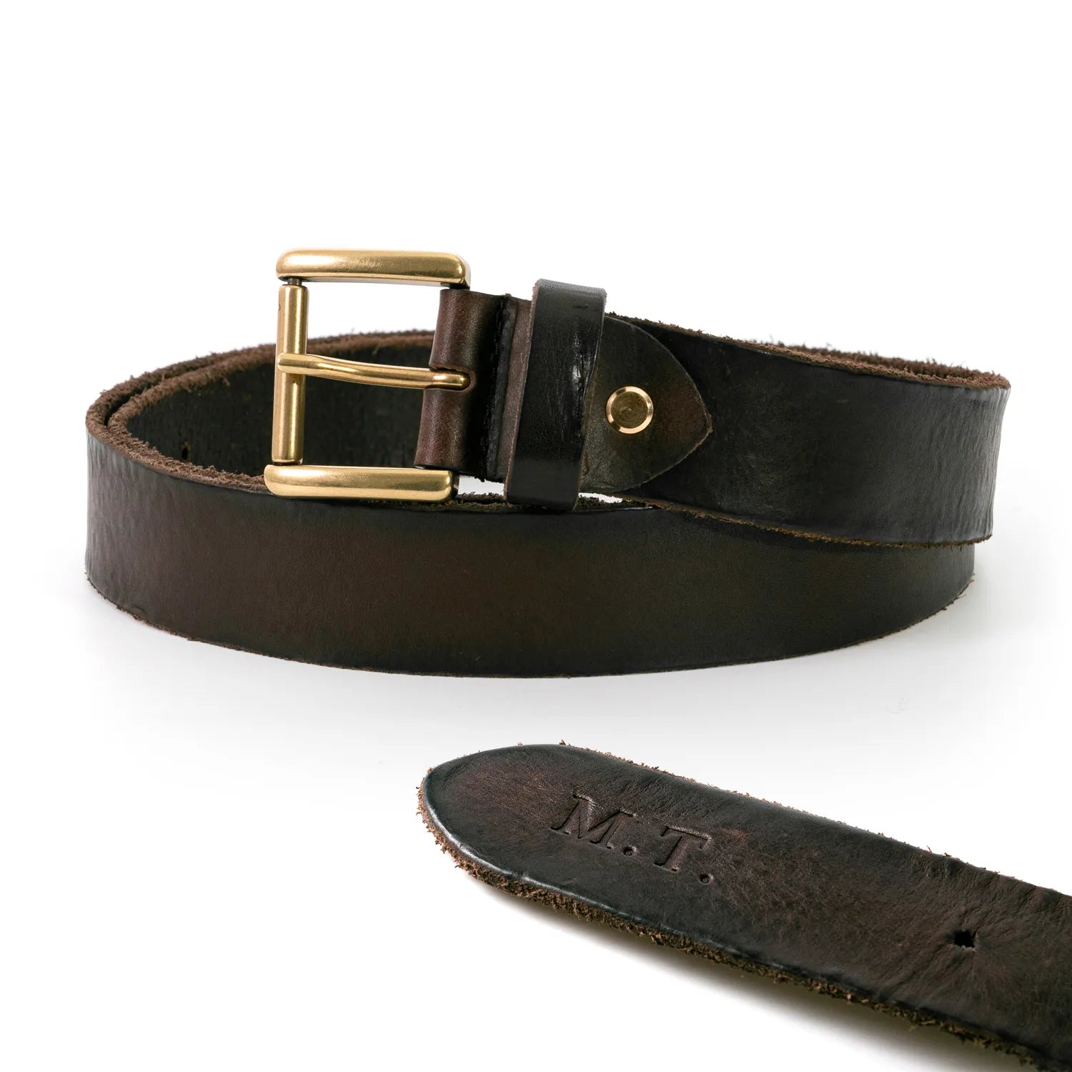 Cintura In Pelle Personalizzata Per Uomo Con Nome Inciso - Regalo Originale Per Fidanzato O Marito - Vestibilità 32-44