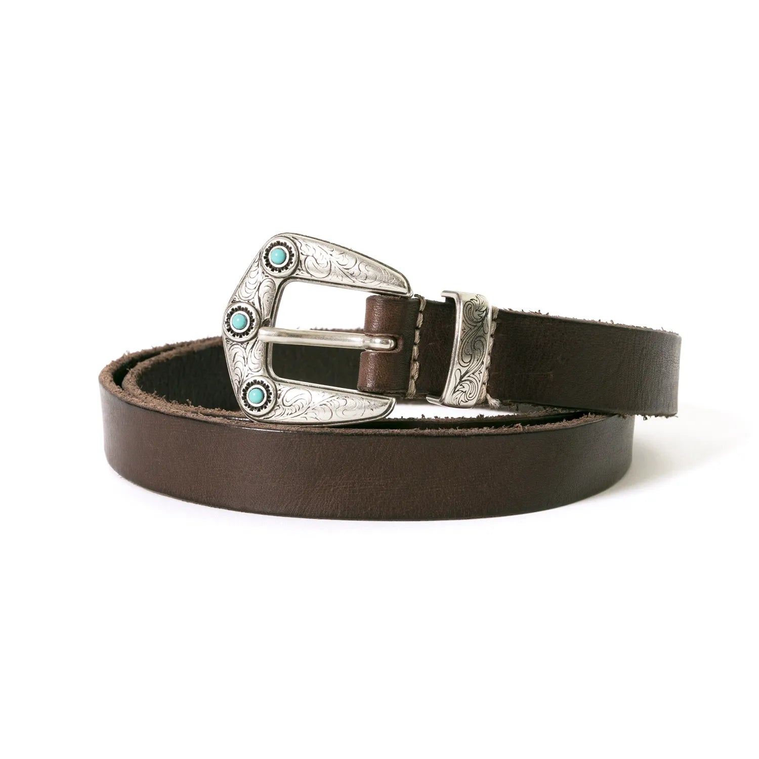 Cintura Da Cowboy Western In Pelle Turchese Per Uomo E Donna - Foto 4