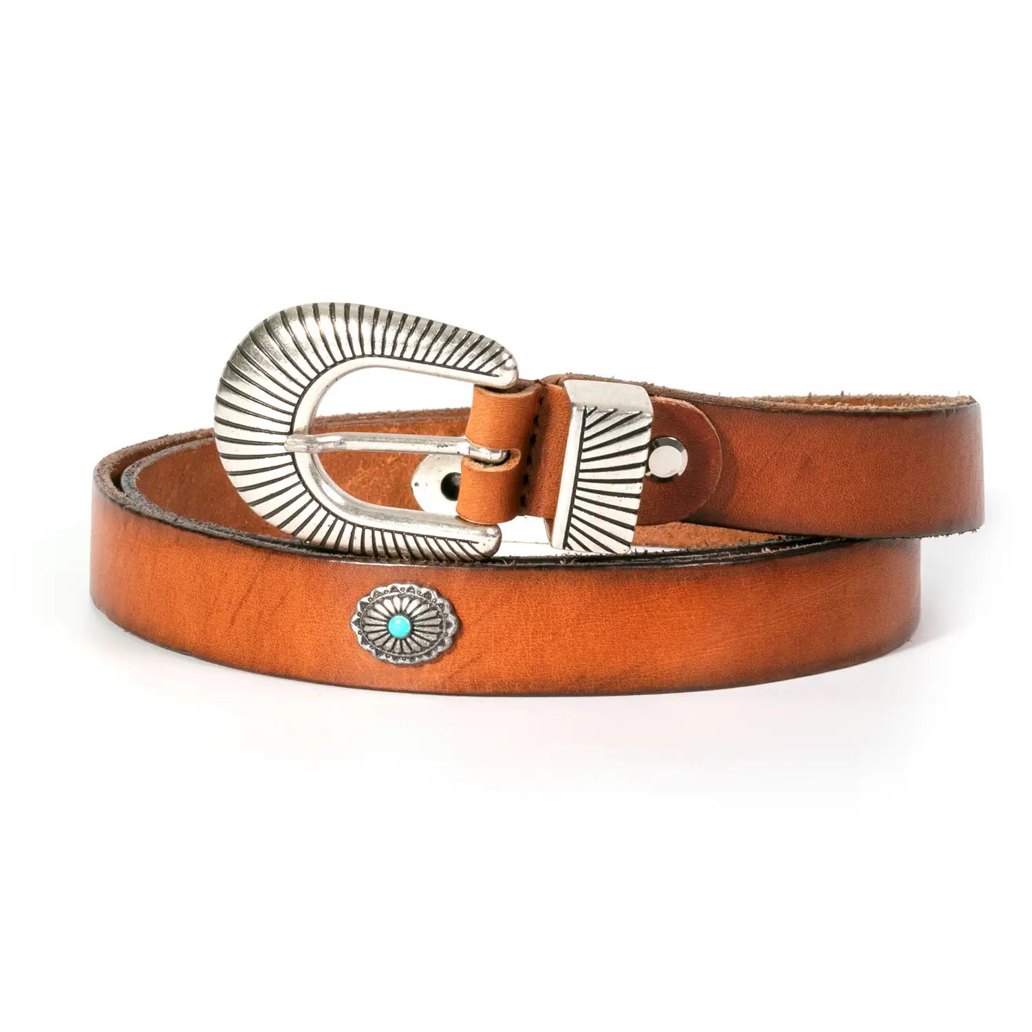 Cintura con pietra dura in cuoio – Dandy Street