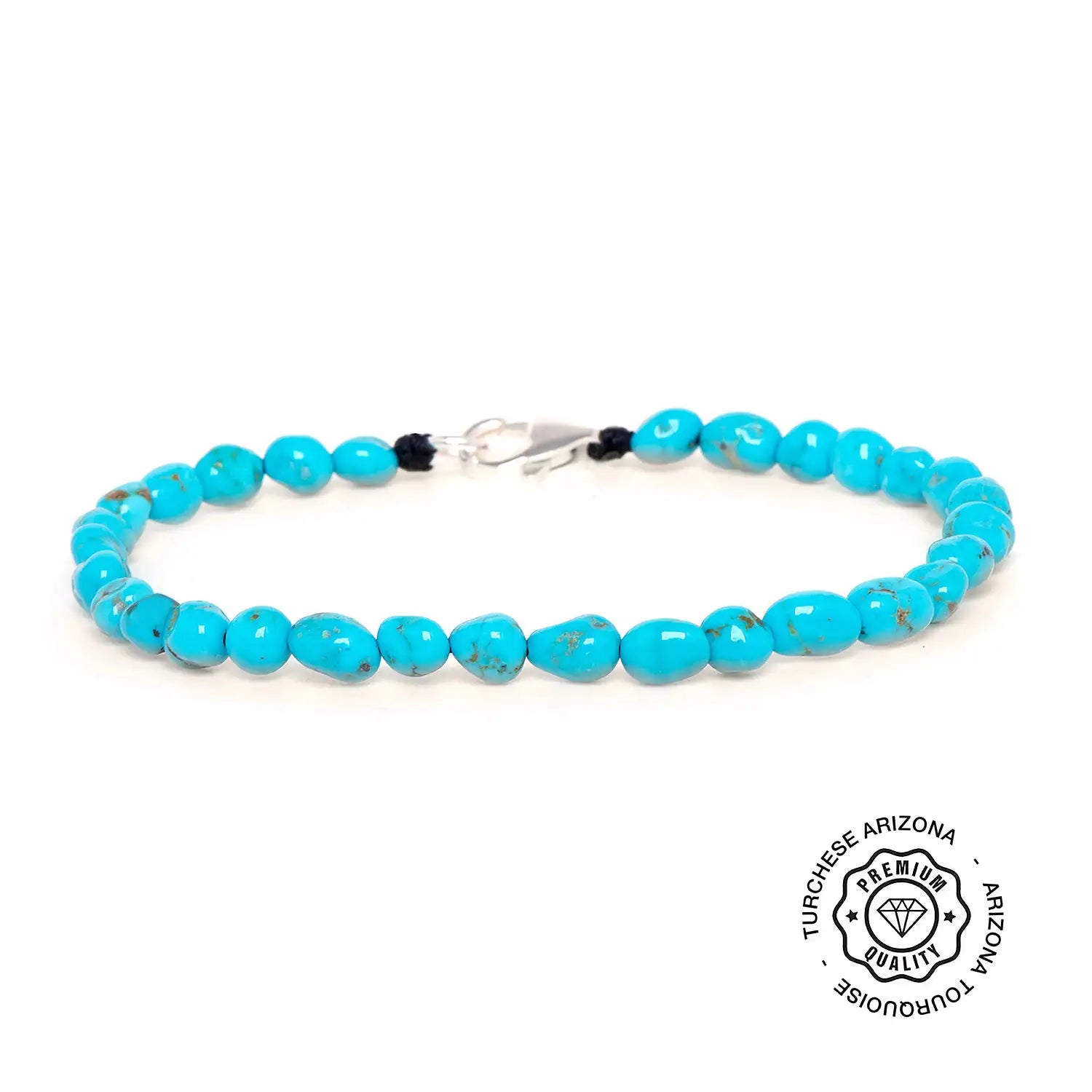 Bracciale Multifilo Turchese a Grappolo Bracciale Multifilo Turchese a Grappolo