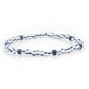 Dandy Street - shop online bracciali uomo di tendenza - Bracciali con pietre e argento 925 - Bracciale da uomo con pietre luminoso e contemporaneo - Indaco