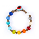 Bracciale Portovenere multicolore Murano indossato da uomo - artigianato italiano Dandy Street