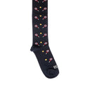 Dandy Street - Calze lunghe da uomo in caldo cotone blu con racchette da tennis rosse e palline gialle - Tennis Blue