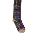Dandy Street - Calze Principe di Galles da uomo in caldo cotone blu - Principe di Galles Blue
