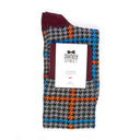 Dandy Street - Calze Principe di Galles da uomo in caldo cotone grigio - Principe di Galles Grey