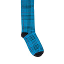 Dandy Street - Calze tartan da uomo in caldo cotone azzurro - Tartan SkyBlue