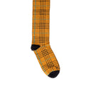 Dandy Street - Calze tartan da uomo in caldo cotone giallo ocra - Tartan Yellow
