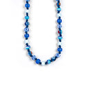 Collana da uomo Lipari con Murrine in vetro di Murano blu e azzurre - Dandy Street