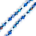 Dettaglio Murrine vetro di Murano collana uomo Lipari - artigianato italiano Dandy Street
