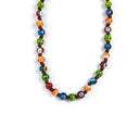 Collana da uomo Panarea con Murrine in vetro di Murano multicolore - Dandy Street