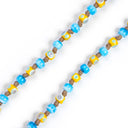 Dettaglio Murrine vetro di Murano collana uomo Taormina - artigianato italiano Dandy Street