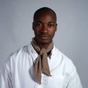 Foulard da uomo color tortora in 100% cashmere – Dandy Street
