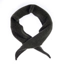 Foulard da uomo verde militare in 100% cashmere – Dandy Street