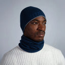 Scaldacollo da uomo blu in 100% cashmere – Dandy Street