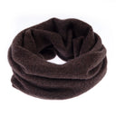 Scaldacollo da uomo color cioccolato in 100% cashmere – Dandy Street
