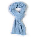 Sciarpa da uomo reversibile sabbia e celeste in 100% cashmere – Dandy Street