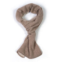 Sciarpa da uomo reversibile tortora e sabbia in 100% cashmere – Dandy Street