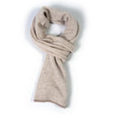 Sciarpa da uomo reversibile tortora e sabbia in 100% cashmere – Dandy Street