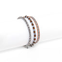 Dandy Street - shop online - accessori uomo bracciali uomo - Bracciali da uomo dettagli argentati - Tris #24