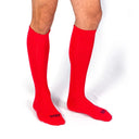 Dandy Street - shop online - accessori uomo calzini uomo cotone - calzini da uomo rossi a coste - Gentlemen Red