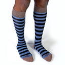 Dandy Street - shop online - accessori uomo calzini uomo cotone - Calze da uomo a righe orizzontali - New College Beige