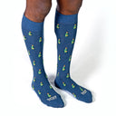 Dandy Street - shop online - accessori uomo calzini uomo cotone - Calze da uomo con dettagli originali - Champagne Blu