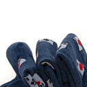 Dandy Street - shop online - accessori uomo calzini uomo cotone - Calze da uomo con fantasia stilosa - Poker Blu