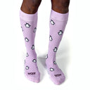 Dandy Street - shop online - accessori uomo calzini uomo cotone - Calze da uomo di alta qualità - Pink Penguin