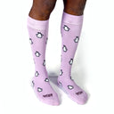 Dandy Street - shop online - accessori uomo calzini uomo cotone - Calze da uomo di alta qualità - Pink Penguin