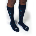 Dandy Street - shop online - accessori uomo calzini uomo cotone - Calze da uomo in fantasia rugby - Rugby Blue