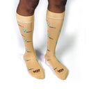 Dandy Street - shop online - accessori uomo calzini uomo cotone - Calze da uomo in fantasia rugby - Rugby Beige