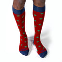 Dandy Street - shop online - accessori uomo calzini uomo cotone - Calze da uomo in morbido cotone - Quadrifoglio Red