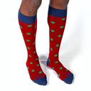 Dandy Street - shop online - accessori uomo calzini uomo cotone - Calze da uomo in morbido cotone - Quadrifoglio Red