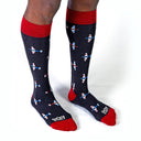 Dandy Street - shop online - accessori uomo calzini uomo cotone - Calze da uomo per outfit quotidiano - Airplane Gray