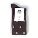 Dandy Street - shop online - accessori uomo calzini uomo cotone - Calze da uomo per un tocco di personalità - Moca Brown