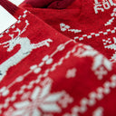 Dandy Street - shop online - accessori uomo calzini uomo cotone - calzini da uomo con renne e fiocchi - bordeaux