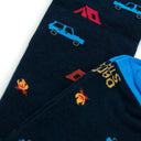 Dandy Street - shop online - accessori uomo calzini uomo cotone - calzini da uomo in fantasia di qualità azzurro