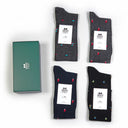 Dandy Street - shop online - accessori uomo - calzini uomo in cotone - Calze da uomo con fantasie ricamate - Socks Box #47