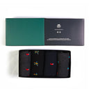 Dandy Street - shop online - accessori uomo - calzini uomo in cotone - Calze da uomo con fantasie ricamate - Socks Box #47