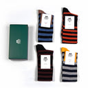 Dandy Street - shop online - accessori uomo - calzini uomo in cotone - Calze da uomo in cotone a righe - Socks Box #45