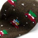 Dandy Street - shop online - accessori uomo calzini uomo cotone - calzino da uomo in fantasia natalizia - verde scuro