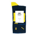 Dandy Street - shop online - accessori uomo calzini uomo cotone - calzino da uomo originale in cotone - giallo