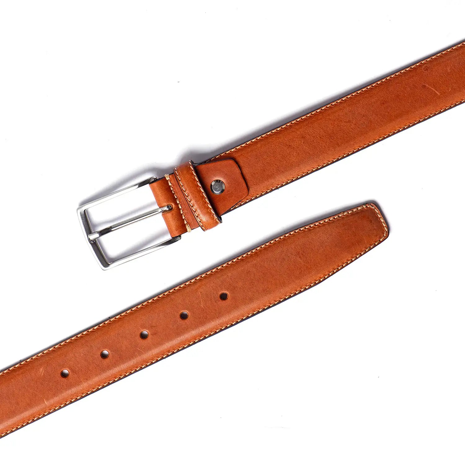 TRIWORKS Cintura In Pelle Con Fibbia Occidentale Per Uomo Donna - Foto 4