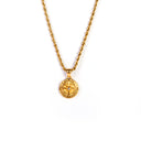 Dandy Street - shop online - collane uomo con pietre naturali - Collana da uomo con pendente a moneta - Magellano