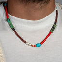 Dandy Street - shop online - collane uomo con pietre naturali - Collana da uomo dal look etnico - Marrakech