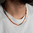 Dandy Street - shop online - collane uomo con pietre naturali - Collana da uomo con pietre naturali luminose - Alba
