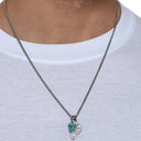 Dandy Street - shop online - collane uomo con pietre naturali - Collana da uomo dal carattere ricercato - Whitesand