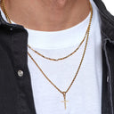 Dandy Street - shop online - collane uomo con pietre naturali - Collana da uomo dorata di stile - Gelofh