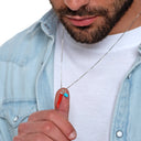 Dandy Street - shop online - collane uomo con pietre naturali - Collana da uomo in argento con pendenti - Horing