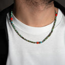 Dandy Street - shop online - collane uomo con pietre naturali - Collana da uomo per le giornate al mare - Turquesa